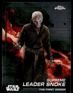 SUPREME LEADER SNOKE 2024 TOPPS CHROME STAR WARS THE FIRST ORDER #117 - Picture 1 of 2