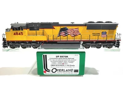 Overland OMI UP SD70M Union Pacific Flared #4845 HO Brass Model #087010039.1 DCC - Image 1 of 4