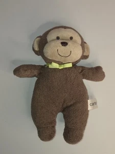 Peluche suave Carter's 9" marrón y tostado bebé mono chimpancé 2012  - Imagen 1 de 7