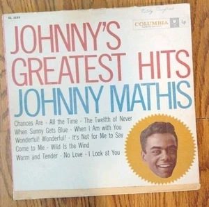 Johnny Mathis  Johnny's Greatest Hits  1962  Columbia CL 1133  Pop  VG - Picture 1 of 4