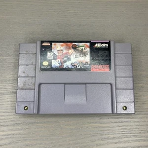 NFL Quarterback Club 96 Super Nintendo Entertainment System 1995 SNES - Picture 1 of 6