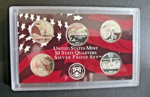 2007-S Silver State Quarter Proof Set with COA - Picture 1 of 6