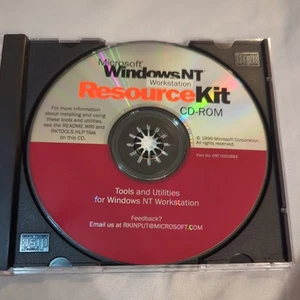Vintage CD ROM Microsoft Windows NT Workstation Resource Kit Disc only - Picture 1 of 2