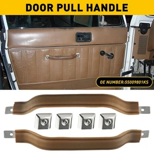 Pair Crown Spice Interior Door Pull Strap Handle Set FOR 87-95 JEEP YJ WRANGLER - Picture 1 of 15