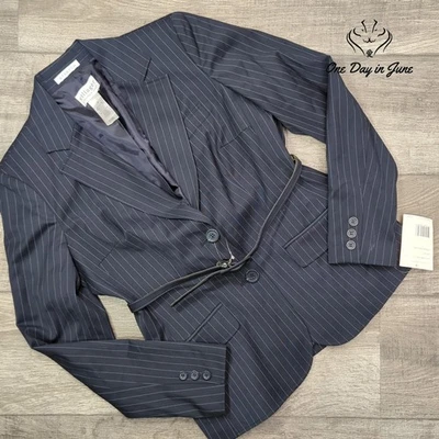 Blazer Villager con cinturón de dos botones talla 6 Foto 1 de 4