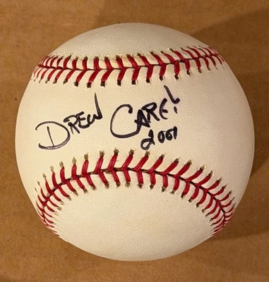 Drew Carey Hand Signed Baseball -The Price is Right - Whose Line Is It Anyway - Image 1 of 2
