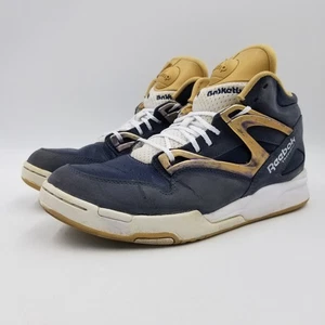 Reebok Pump Omni Lite "Navy Brass" Rara Uomo 8,5 Blu Tan  - Foto 1 di 18