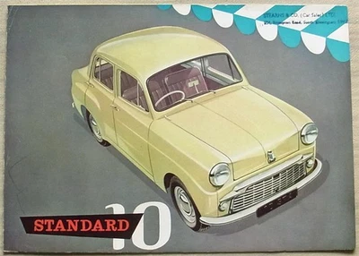 STANDARD TEN 10 Car Sales Brochure 1958 #271/10/58/UK - Image 1 of 3