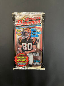 2000 Bowman Football Hobby Jumbo Pack, 21 Cards, Factory Sealed, Nice!!!