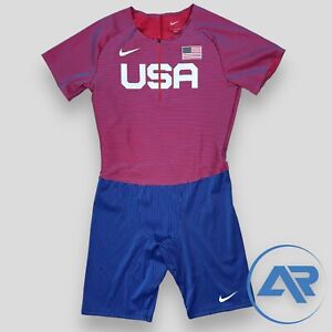 Nike USA International Team Pro Elite Sleeves Speedsuit AO8666-602 Sz XL