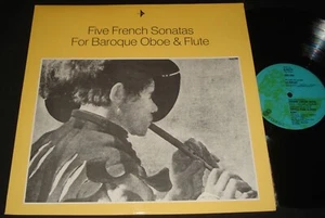 FIVE FRENCH SONATAS FOR BAROQUE OBOE & FLUTE - WORLD RECORD CLUB LP - Picture 1 of 1
