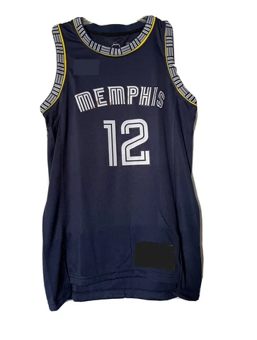 Ja Morant Memphis Grizzlies blue city jersey Cover