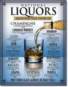 National Liquors Tin Sign - Picture 1 of 1