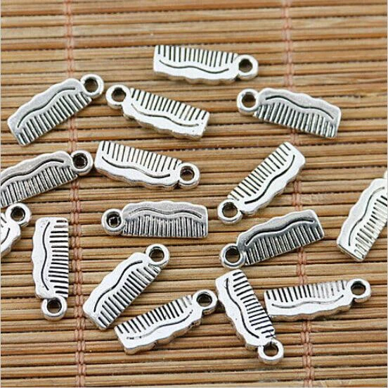 100pcs 14.8*5.2mm Tibetan silver little comb charms EF1390 - Image 1 of 1