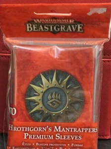 *Warhammer Underworlds: Beastgrave - Hrothgorn's Mantrappers Premium Sleeves - Picture 1 of 1