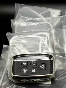 LOT OF 4 NEW KEY FOB COVERS For Land Rover Range Rover Jaguar Covers Skins - Foto 1 di 5