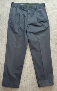 Pantalones de vestir Brooks Brothers para hombre 36X32 pantalones de algodón azul marino - Imagen 1 de 8