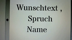 Schablone Wunschtext auf A4 - Bild 1 von 2
