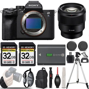 Sony a7S III Mirrorless Camera +85mm Lens +Extra Battery+ 64GB -Basic Kit - Picture 1 of 9