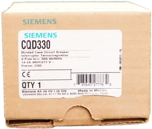 Siemens CQD330 30A 3P Circuit Braker Panel Box Welding Motor Compressor Bus Bar - Picture 1 of 6