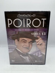 NEW SEALED DVD AGATHA CHRISTIE POIROT SERIES 13 U.K. BROADCAST ORDER - Picture 1 of 2