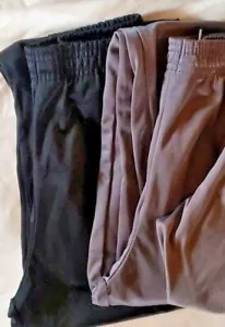 Pantalones de chándal para correr para niños plateados, azules o negros talla grande usados - Imagen 1 de 13