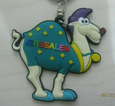 Colorful Camel Israel Jerusalem Silicon Key Chain Holder Holy Land Judaica New - Image 1 of 4