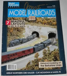 Great Model Railroads Magazine 1992 Historical Modeling On The Berkshire Lines - Picture 1 of 12