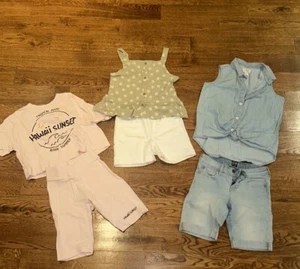 Girls Lot of 3 Spring / Summer Outfits 6 Years Gap, Zara, Carter’s - Picture 1 of 9
