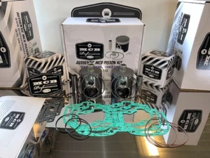 Ski Doo 550  MCB Dual Ring Piston Kit +0.020" oversize w/ Top End Gasket Kit - Picture 1 of 1