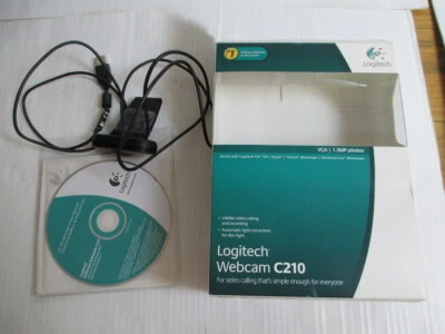 Logitech c210 webcam in box 1.3 MP VGA - Image 1 of 3