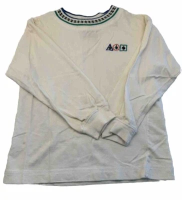 Детали от Jonathan сильный мальчика толстовка хлопок слоновой кости шеи вязаный деталь размер 6 - Изображение 1 из 4