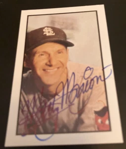 Marty Marion - Signed 1983 C.C.C. 1953 Bowman Color REPRINT Card - Dec. 2011 - Picture 1 of 1