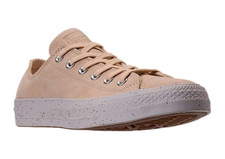 beige leather converse