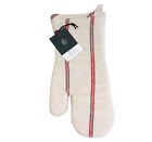 Hearth & Hand with Magnolia Stripe Oven Mitt - Natural/Red