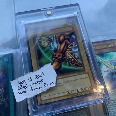 YUGIOH RIGHT LEG OF THE FORBIDDEN ONE DB1-EN135 1996 EXODIA CARD MINT LP (U) - Image 1 of 4