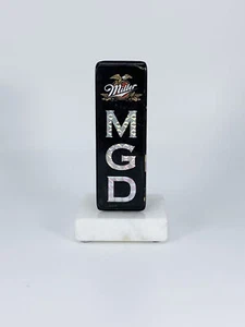 Miller Genuine Draft MGD Shotgun Style Tap Handle Beer Marker - Picture 1 of 4