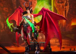 Figura de acción pintada WOW cazadora de demonios 1/12 personalizada (sin plataforma) - Imagen 1 de 8