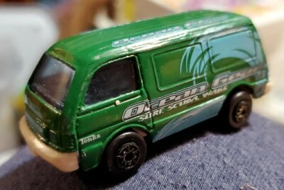 Tonka Maisto Ford Econovan  1999 Die Cast Metal  Ocean Gear Van Dinged Bubble * - Image 1 of 4