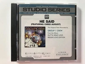 Studio Series - Group1Crew He said (feat. Chris August) - accompaniment track cd - Imagen 1 de 3