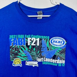 T-shirt FABI F21 conferenza stampa grafica Fort Lauderdale taglia 3XL - Foto 1 di 8