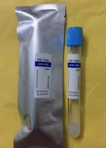PRP Tubes ACD Solution A and Gel 10 mL 100 Tubes Expiry 2026