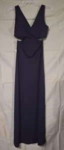 Forever 21 Sleeveless Cut Out Party/Cocktail Long Dress Black Size S NWT - Picture 1 of 5