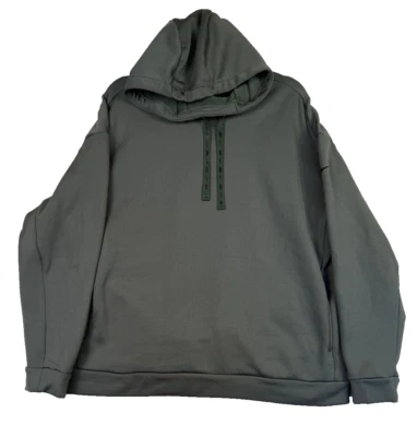 Nike Sudadera con Capucha Mujer Gris Sudadera Suéter Dri Fit Rendimiento Brezo Talla Grande Foto 1 de 4
