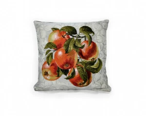 Kissenhülle Kissenbezug Dekokissen Hülle Gobelin Tapisserie Tapestry Äpfel 45x45 - Bild 1 von 5