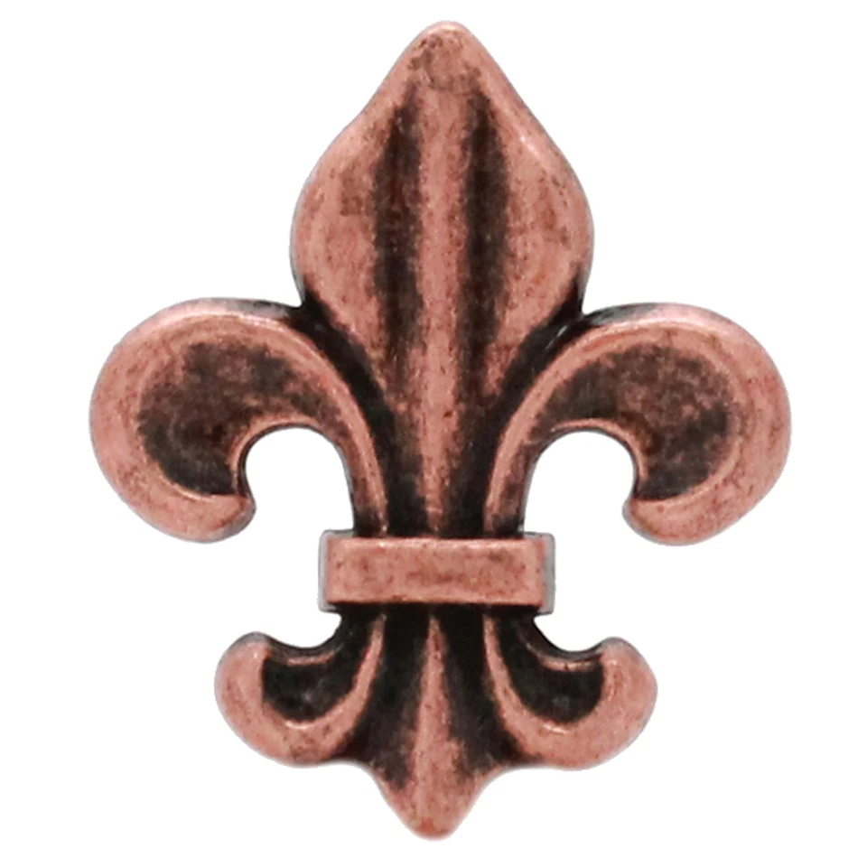 Fleur de Lis Concho Antique Copper 1-5/8" 7162-10 - Image 1 of 1