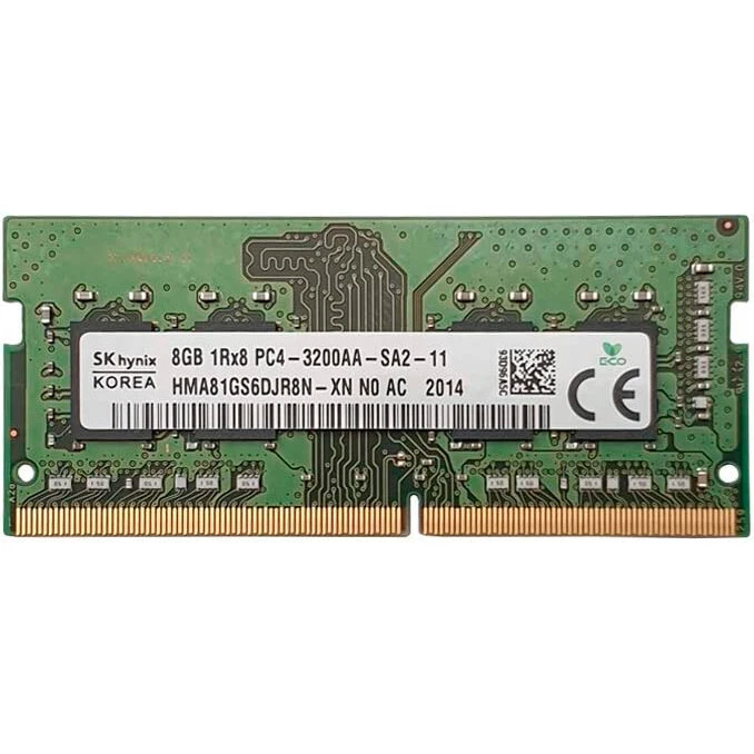 Módulo de memoria portatil Hynix HMA81GS6DJR8N-XN 8GB DDR4 PC4-3200AA-SE1-11 - Imagen 1 de 1