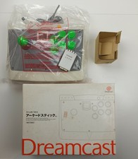 Sega dreamcast arcade stick boxed + VMU 4x Original Perfect Working