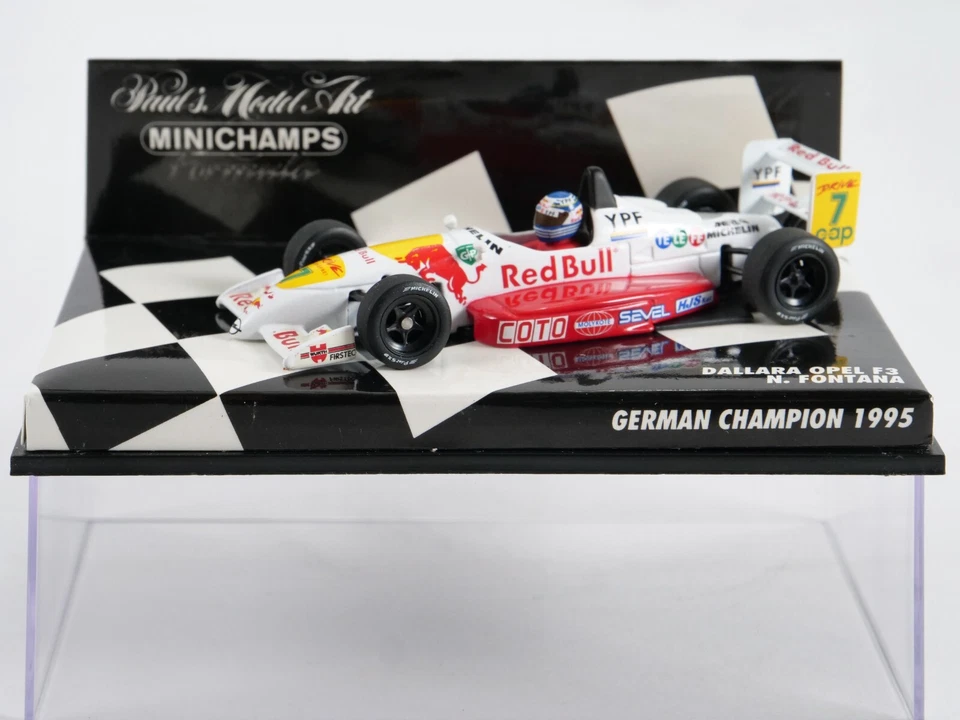 MINICHAMPS Dallara Opel F3 N.Fontana Tedesco Champion 1995 1/43 Nuovo Scatola - Immagine 1 di 4
