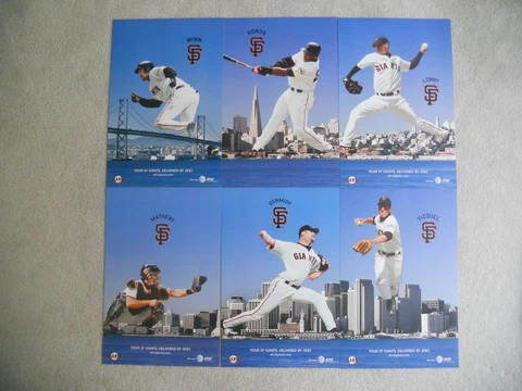 POSTERS Jason Schmidt Vizquel Noah Lowry Barry Bonds Matheny Winn SF Giants Cover